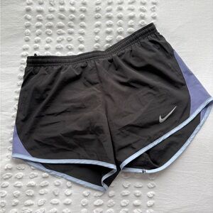 Nike Women's Black and Purple Running Shorts • Size XS